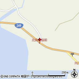 石川県鳳珠郡穴水町比良ル225周辺の地図