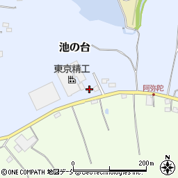 福島県岩瀬郡鏡石町池の台185周辺の地図