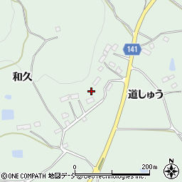 福島県石川郡玉川村岩法寺道しゅう周辺の地図