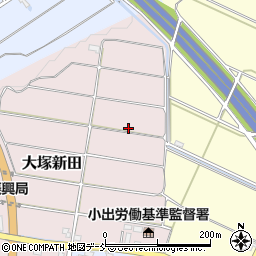 新潟県魚沼市大塚新田39周辺の地図