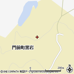石川県輪島市門前町黒岩リ周辺の地図