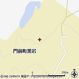 石川県輪島市門前町黒岩（リ）周辺の地図