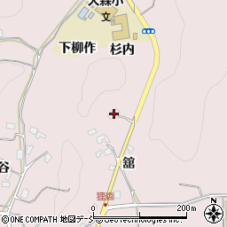 福島県須賀川市狸森宿1周辺の地図
