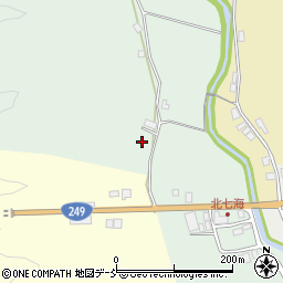 石川県鳳珠郡穴水町北七海ホ周辺の地図
