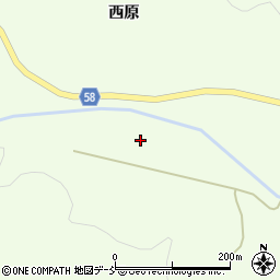 福島県白河市大信隈戸（上久保）周辺の地図