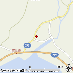 石川県鳳珠郡穴水町比良リ周辺の地図