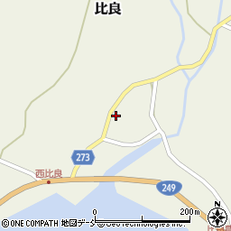 石川県鳳珠郡穴水町比良リ58周辺の地図