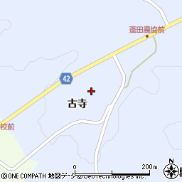 福島県石川郡平田村上蓬田古寺29周辺の地図