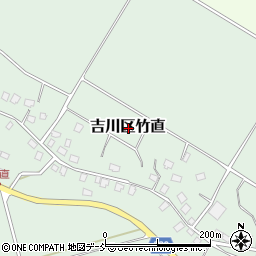 新潟県上越市吉川区竹直周辺の地図