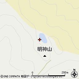 明神池周辺の地図