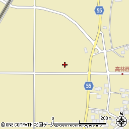 福島県天栄村（岩瀬郡）高林（西）周辺の地図