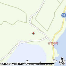 石川県鳳珠郡穴水町古君ヌ周辺の地図