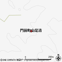 石川県輪島市門前町山是清周辺の地図