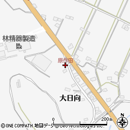 原作田周辺の地図