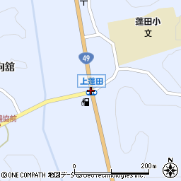 上蓬田周辺の地図