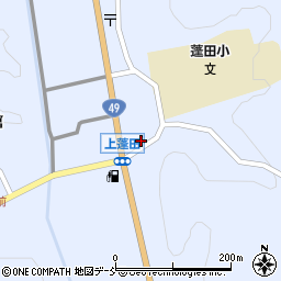 福島県石川郡平田村上蓬田大石周辺の地図