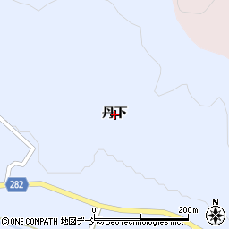 福島県岩瀬郡天栄村大里丹下周辺の地図