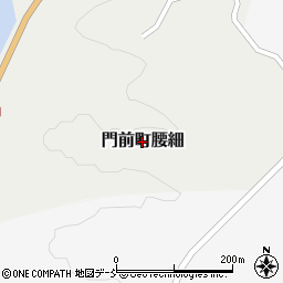 石川県輪島市門前町腰細周辺の地図
