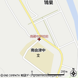 南郷中学校前周辺の地図