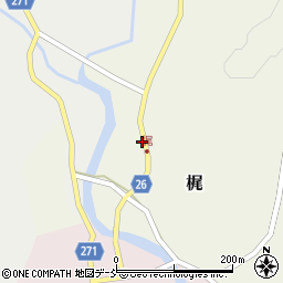 石川県穴水町（鳳珠郡）梶（ロ）周辺の地図