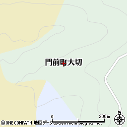 石川県輪島市門前町大切周辺の地図