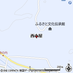 福島県岩瀬郡天栄村大里西小屋周辺の地図