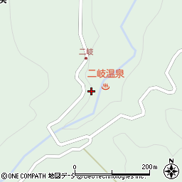 福島県岩瀬郡天栄村湯本下二俣周辺の地図