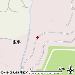 福島県須賀川市狸森広平周辺の地図