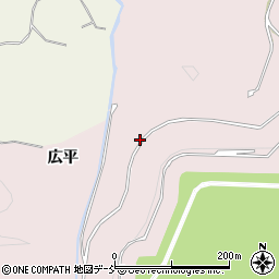 福島県須賀川市狸森（広平）周辺の地図
