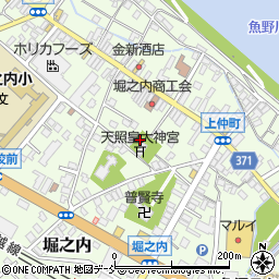 新潟県魚沼市堀之内周辺の地図
