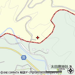 福島県双葉郡楢葉町山田岡稲荷周辺の地図