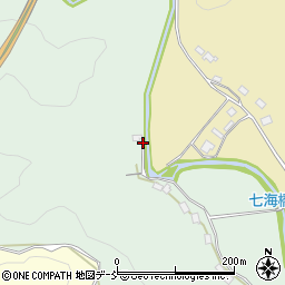 石川県鳳珠郡穴水町北七海リ周辺の地図
