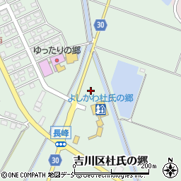 「道の駅」よしかわ杜氏の郷公衆トイレ周辺の地図