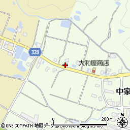 新潟県魚沼市中家1194周辺の地図