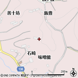 福島県須賀川市狸森石崎周辺の地図