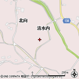 福島県須賀川市狸森（清水内）周辺の地図