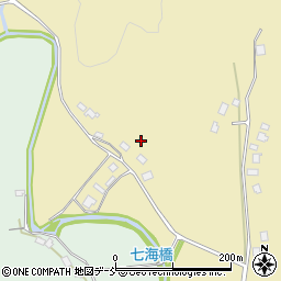 石川県鳳珠郡穴水町七海チ周辺の地図