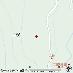 福島県岩瀬郡天栄村湯本上二俣周辺の地図