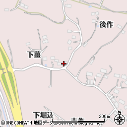福島県須賀川市狸森下薑142-2周辺の地図