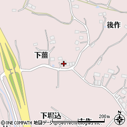 福島県須賀川市狸森下薑142周辺の地図