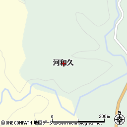 福島県田村郡小野町南田原井河和久周辺の地図