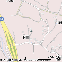 福島県須賀川市狸森下薑100周辺の地図