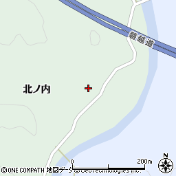福島県小野町（田村郡）南田原井（北ノ内）周辺の地図