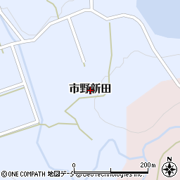 新潟県柏崎市市野新田周辺の地図