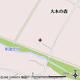 福島県岩瀬郡天栄村白子李周辺の地図