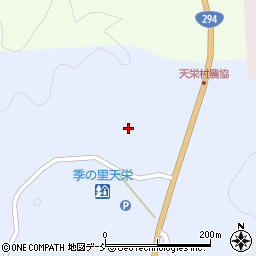 福島県岩瀬郡天栄村大里笹久保周辺の地図