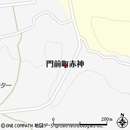 石川県輪島市門前町赤神周辺の地図