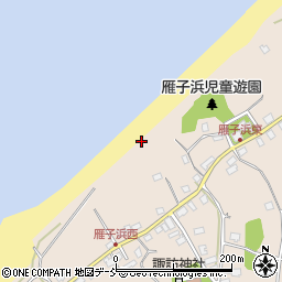 〒949-3101 新潟県上越市大潟区雁子浜の地図