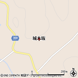 福島県いわき市川前町下桶売城木坂周辺の地図