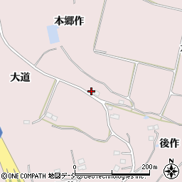 福島県須賀川市狸森（大道）周辺の地図